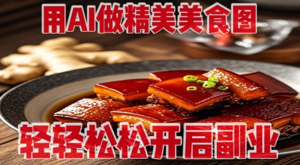 用AI做精美美食图，无需专业设备拍摄，轻轻松松开启副业 - 副业联盟-副业联盟