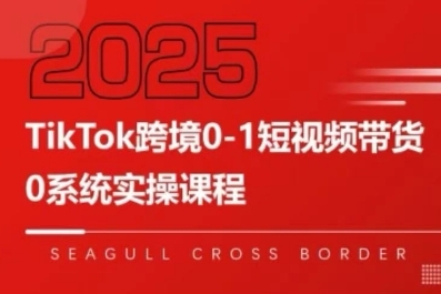 TikTok跨境0-1短视频带货，系统拆解TikTok跨境带货全链路，实现跨境可持续盈利 - 副业联盟-副业联盟