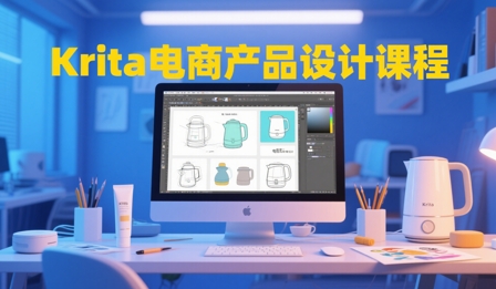 大梦老师·Krita电商产品设计课程 - 副业联盟-副业联盟