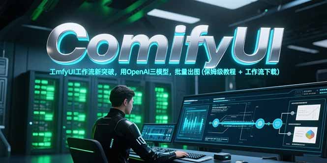 ComfyUI工作流新突破，用OpenAI三模型，批量出图(保姆级教程+工作流下载 - 副业联盟-副业联盟