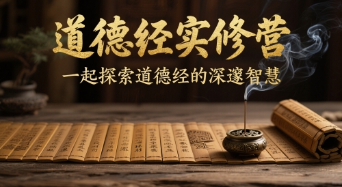 道德经实修营，一起探索道德经的深邃智慧 - 副业联盟-副业联盟