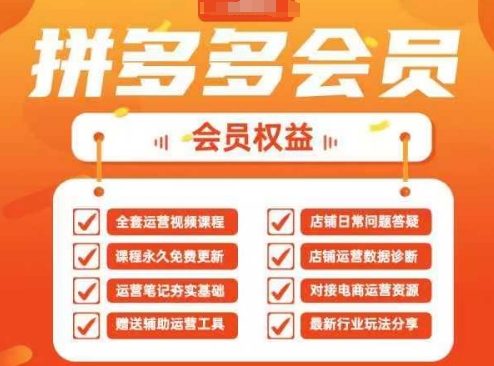 2025拼多多运营实战课，40节全流程教学，覆盖拼多多运营全链路 - 副业联盟-副业联盟
