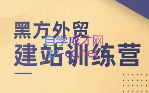黑方老师·谷歌B端独立站建站推广 - 副业联盟-副业联盟