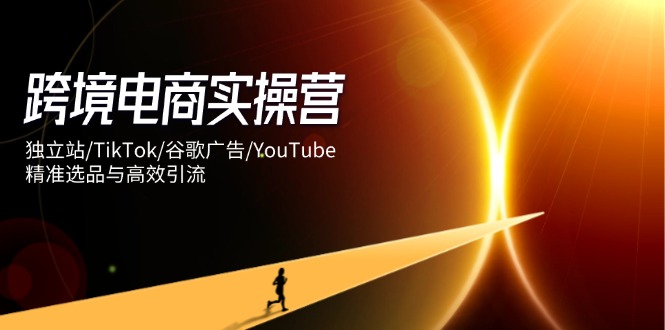 跨境电商实操营：独立站/TikTok/谷歌广告/YouTube，精准选品与高效引流 - 副业联盟-副业联盟
