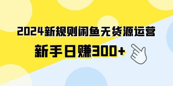 (9522期)2024新规则闲鱼无货源运营新手日赚300+ - 副业联盟-副业联盟