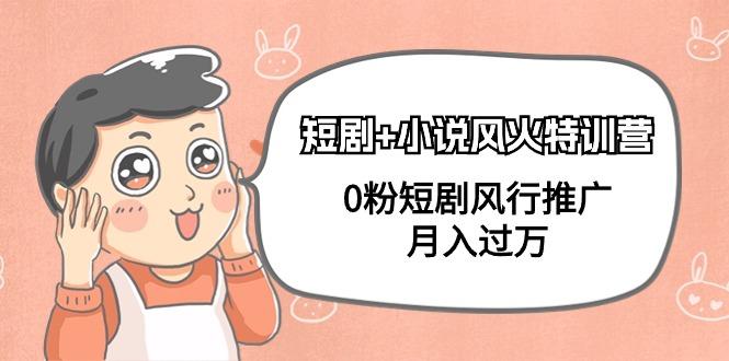 (9374期)短剧+小说风火特训营，0粉短剧风行推广，月入过万(102节课) - 副业联盟-副业联盟