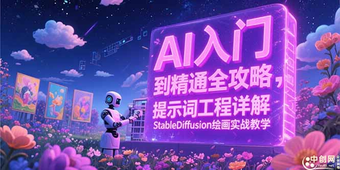AI入门到精通全攻略，提示词工程详解，StableDiffusion绘画实战教学 - 副业联盟-副业联盟