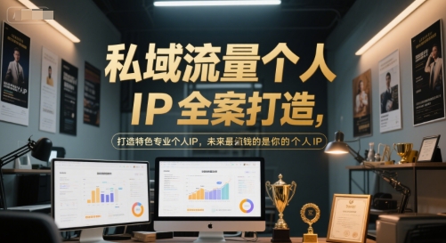 私域流量个人IP全案打造，打造特色专业个人IP，未来最值钱的是你的个人IP - 副业联盟-副业联盟