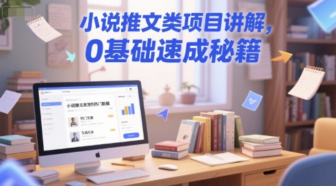小说推文类项目讲解，0 基础速成秘籍 - 副业联盟-副业联盟