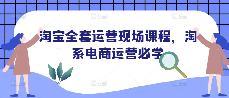 淘宝全套运营现场课程，淘系电商运营必学 - 副业联盟-副业联盟