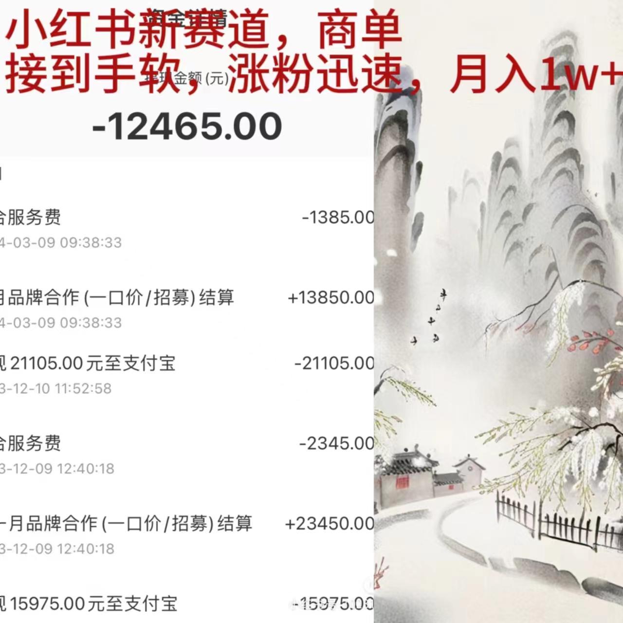 (9476期)小红书新赛道，商单接到手软，涨粉迅速，月入1w+ - 副业联盟-副业联盟