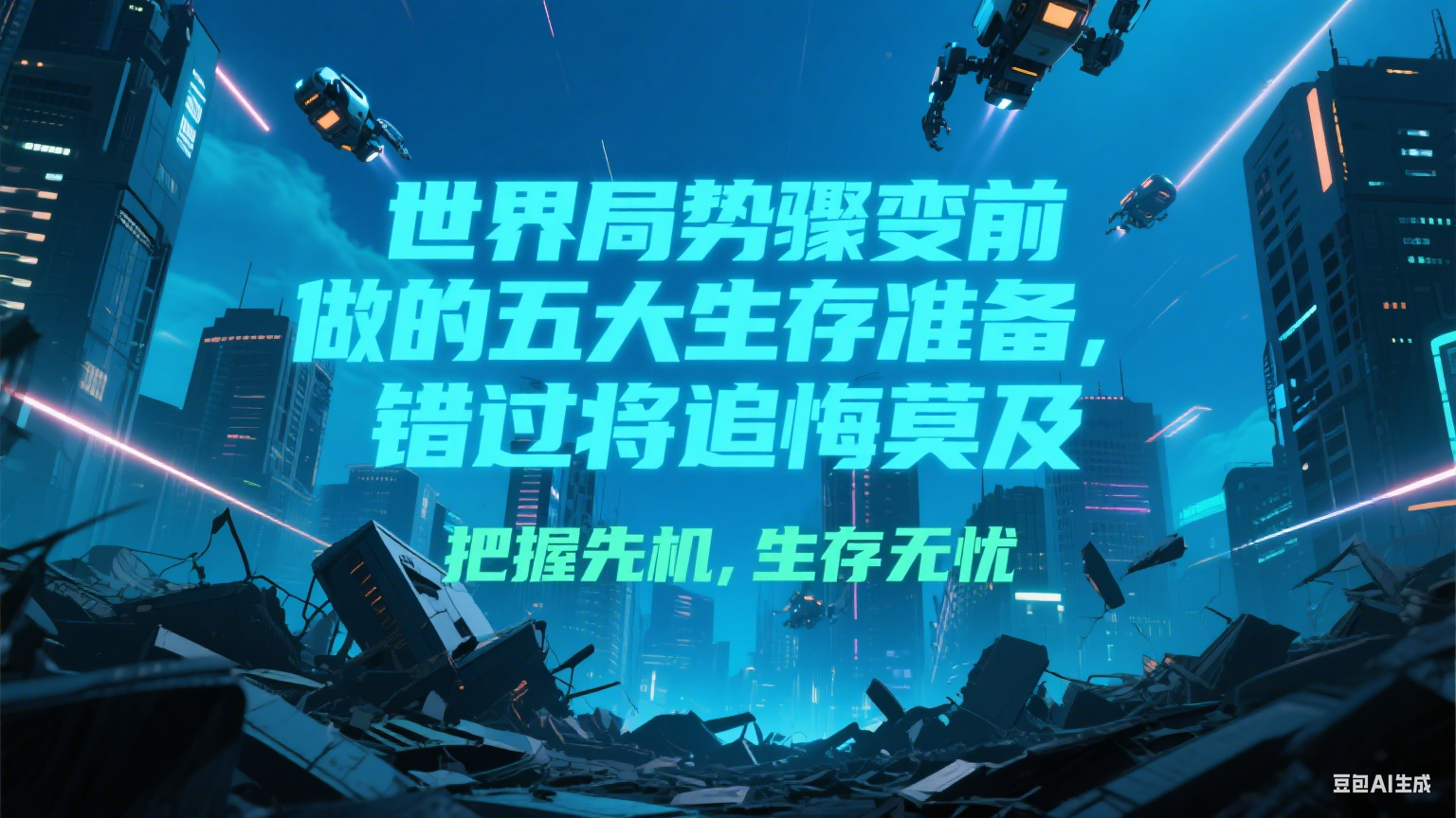 付费文章《世界局势骤变前必做的五大生存准备，错过将追悔莫及》 - 副业联盟-副业联盟