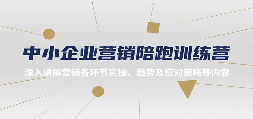 中小企业营销陪跑训练营，深入讲解营销各环节实操、趋势及应对策略等内容 - 副业联盟-副业联盟