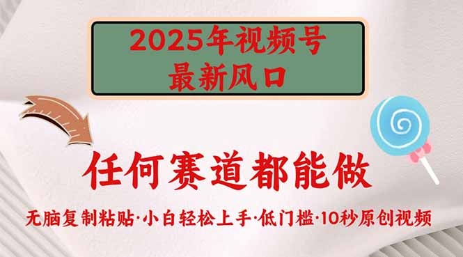 2025年视频号新风口，低门槛只需要无脑执行 - 副业联盟-副业联盟