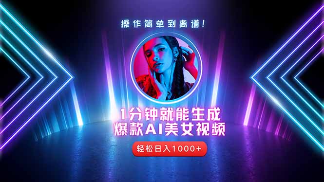 2025年最强副业：用AI做短视频，从零开始打造爆款账号！ - 副业联盟-副业联盟