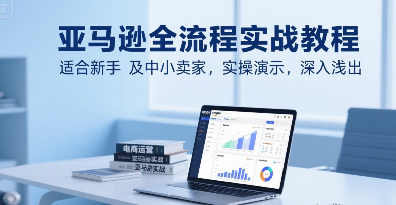 亚马逊全流程实战教程，适合新手及中小卖家，实操演示，深入浅出 - 副业联盟-副业联盟
