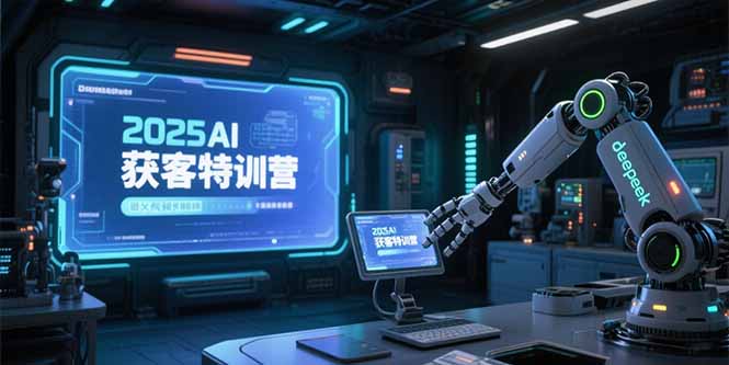 2025AI获客特训营，AI图文视频全制作，deepseek工具实操教学 - 副业联盟-副业联盟